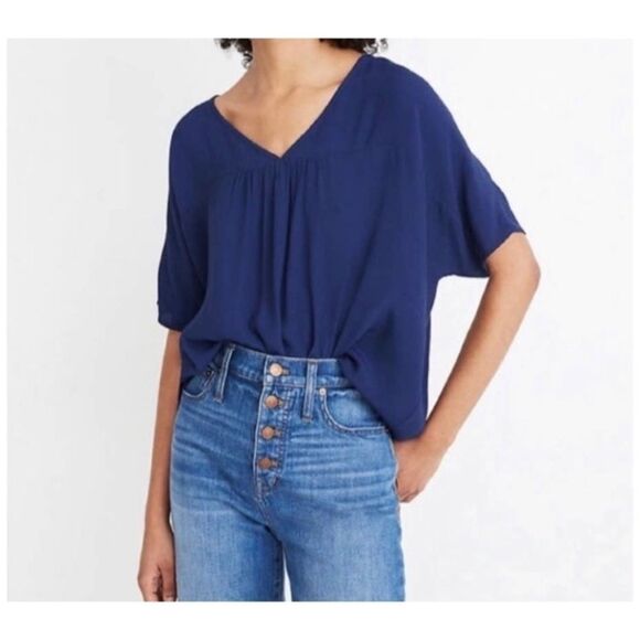 Madewell Rhyme Top in Blue Size S - Picture 1 of 7